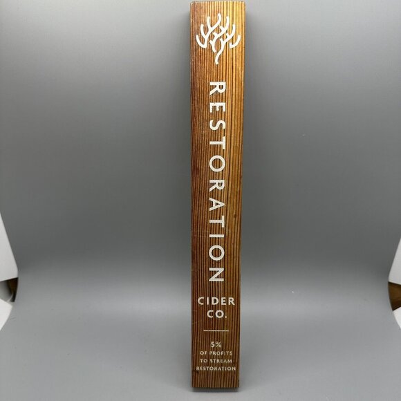 Restoration Cider CO Wooden Beer Tap Handle, Profits for Stream Restoration - Picture 1 of 4